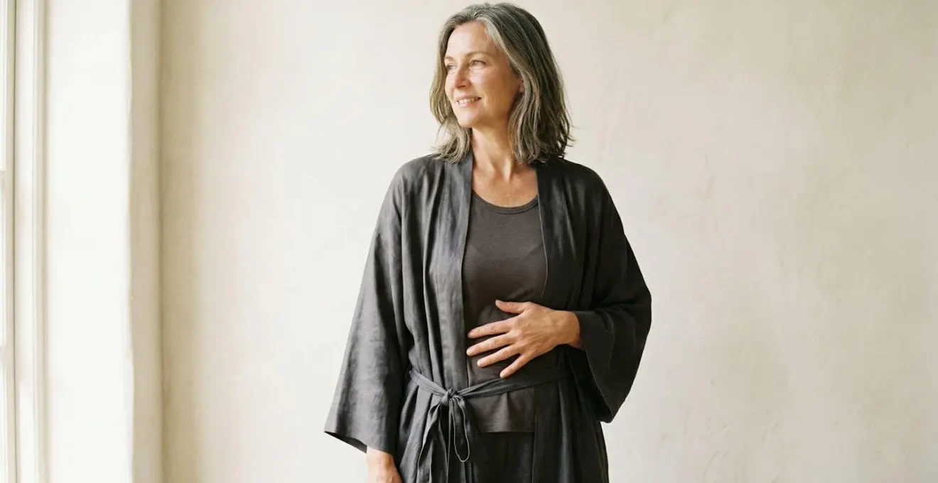 Trasformazione addominale dopo chirurgia estetica con addome piatto e tonico