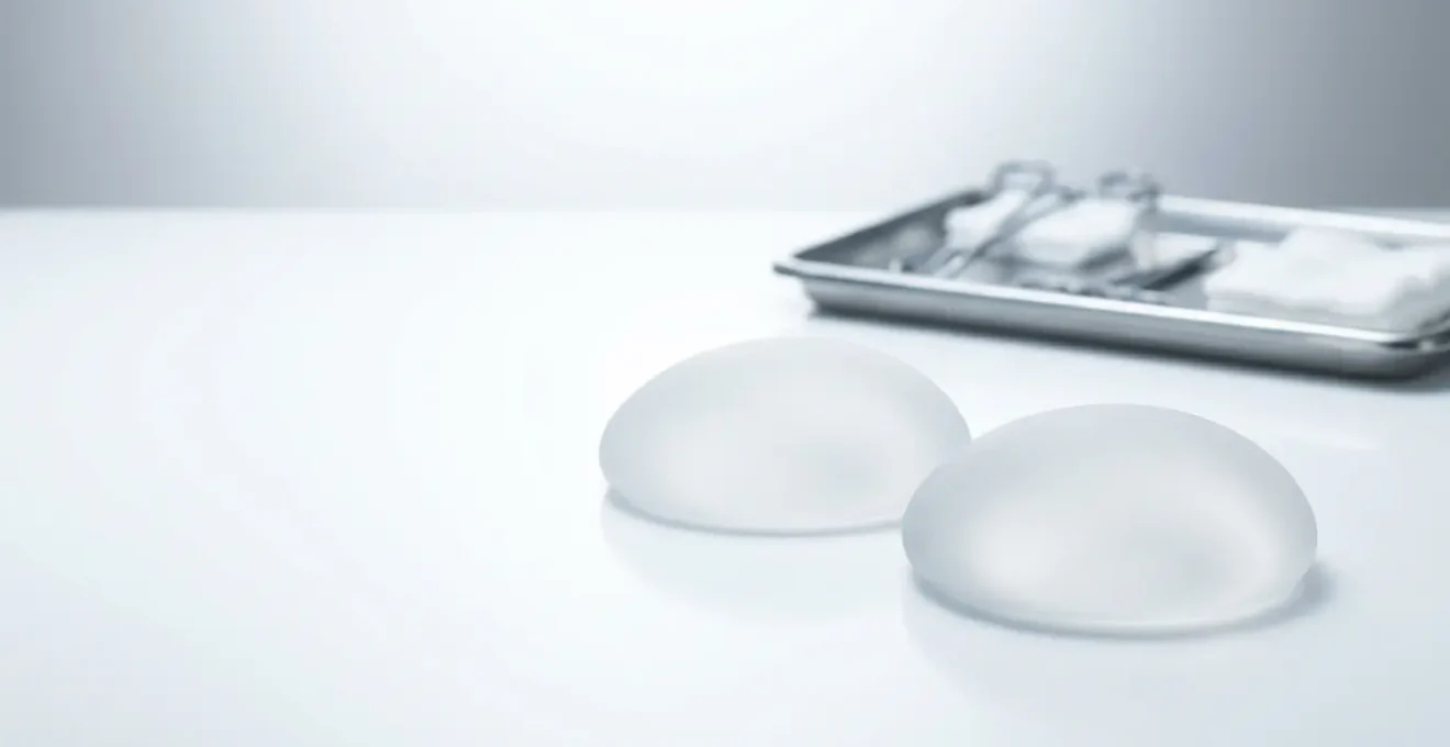 Confronto visivo tra protesi mammarie ergonomiche e classiche in un contesto clinico moderno