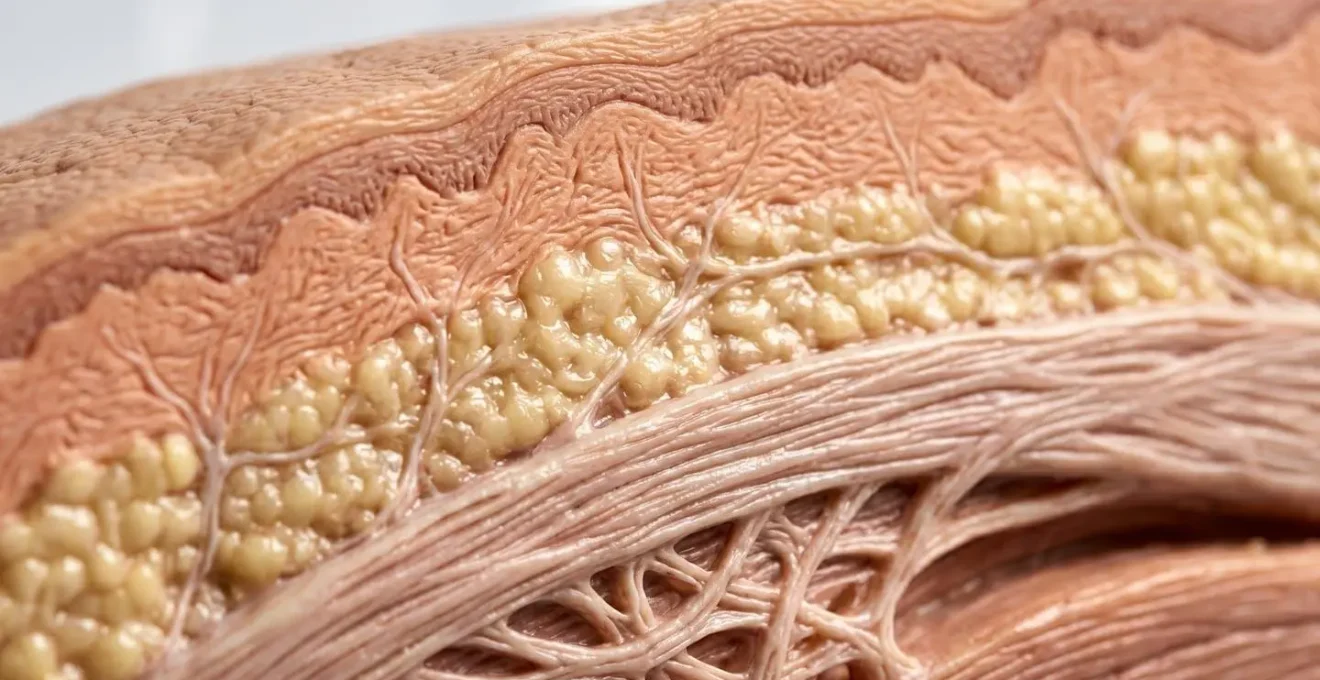 Schema anatomico che mostra i diversi piani di intervento nel lifting facciale