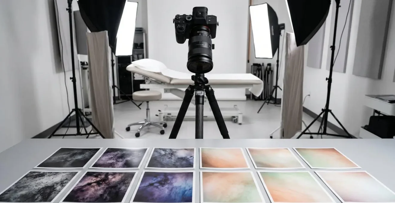 Sequenza fotografica che mostra l'evoluzione della guarigione post-operatoria nel tempo