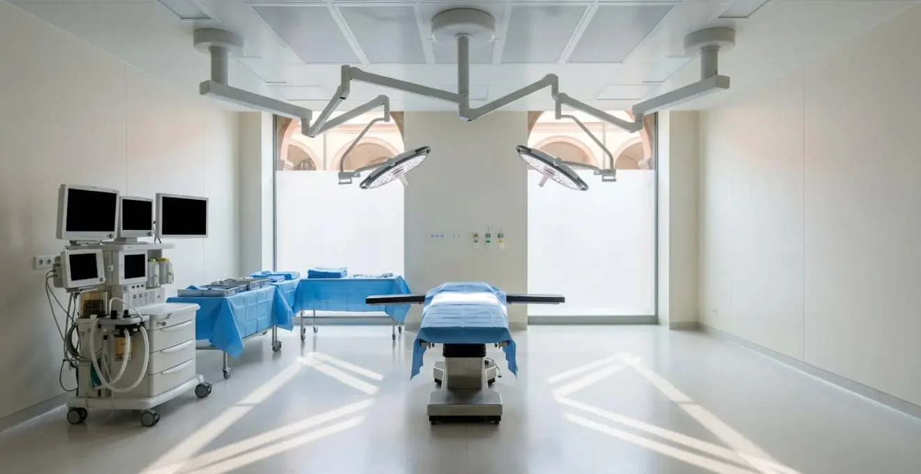Sala operatoria moderna e sicura per chirurgia plastica